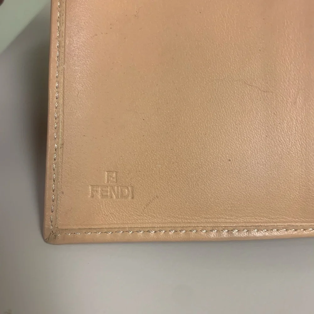 Fendi Zucchino FF Logo Canvas and Leather Wallet - Authentic and GUC - Picture 8 of 16